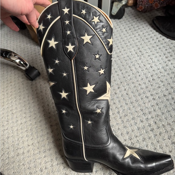 Ranch Road Presidio Liberty Black Boots - Picture 7 of 11